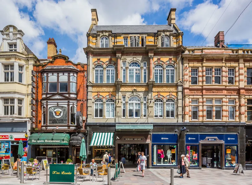 St Mary street, Cardiff, Wales