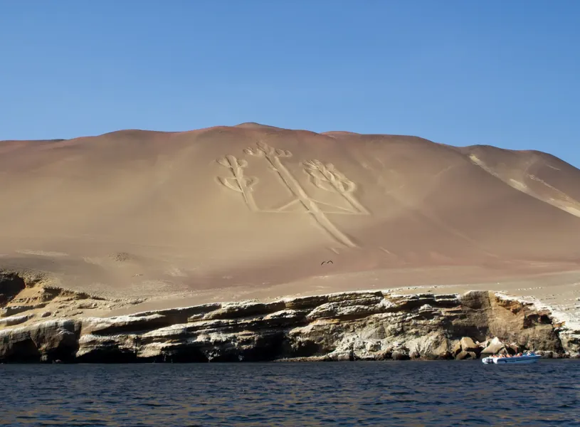 Paracas Candelabra Pisco Bay Peru 