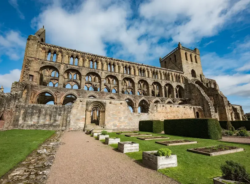 Ruins Of Jedburgh Abbey Scotland