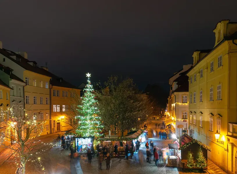 Christmas Market Prague Czech Republic 