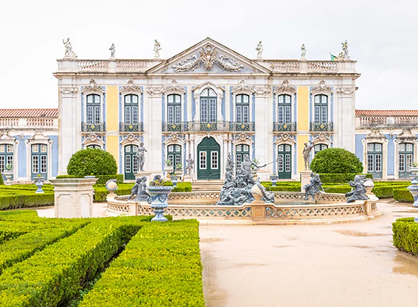 Queluz Palace in Lisbon, Portugal