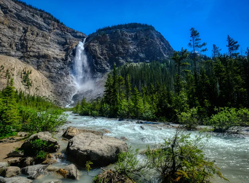Yoho National Park and Moraine Lake Excursion in British Columbia, Canada.