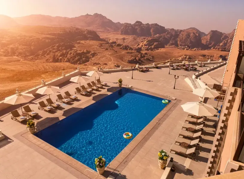 Exterior Pool Petra Pillars Hotel Petra Jordan