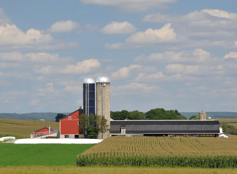 Amish Farm, Lancaster, Pennsylvania, USA