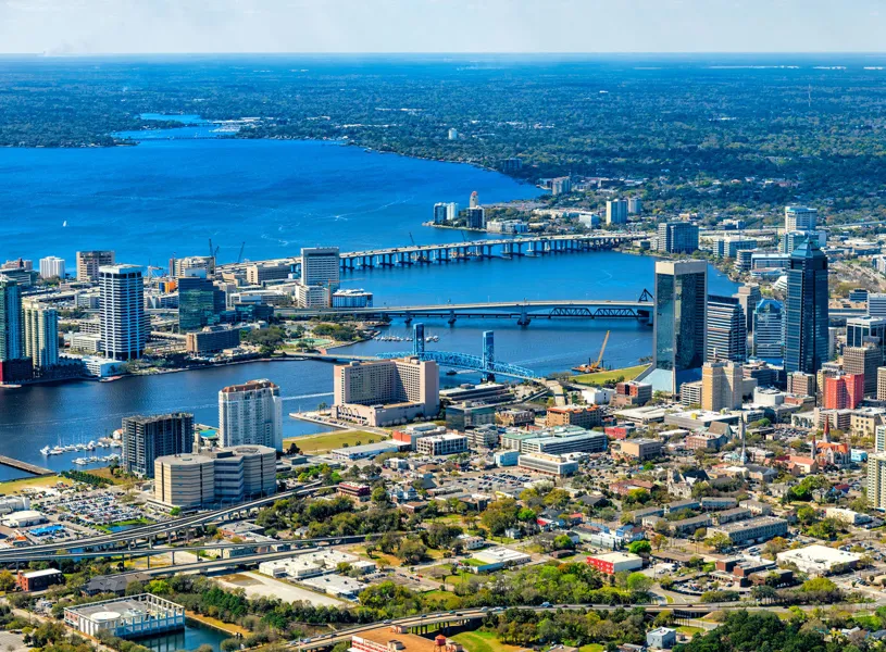 Jacksonville Skyline, Jacksonville, Florida, USA