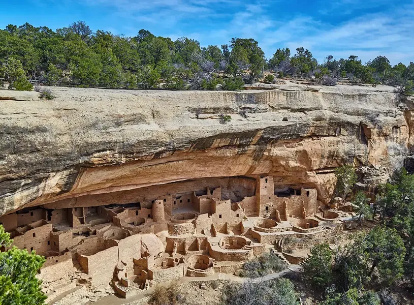 Mesa Verde National Park Colorado Usa 