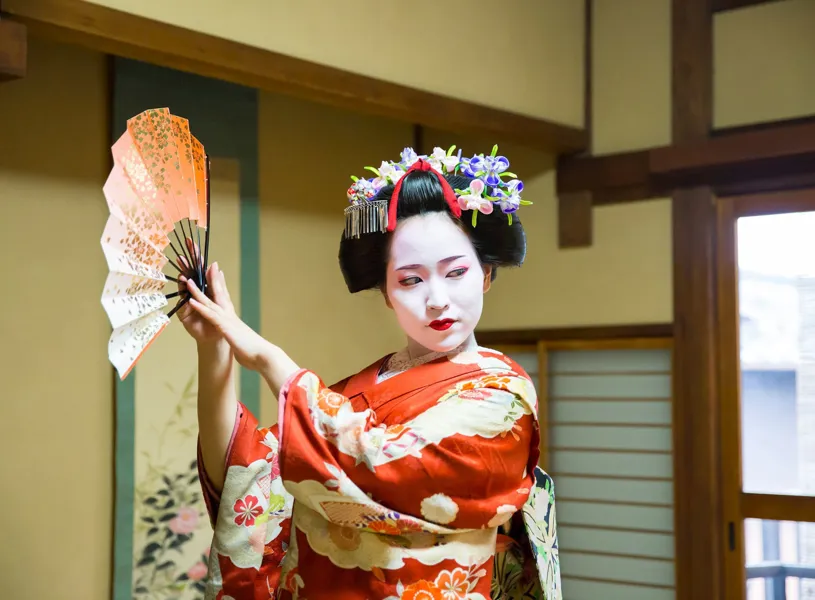 Geisha Performance in Kyoto, Japan