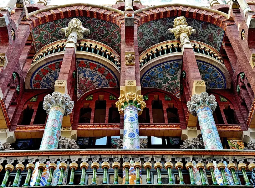 Palau De La Musica Catalan Music Concert Hall Barcelona