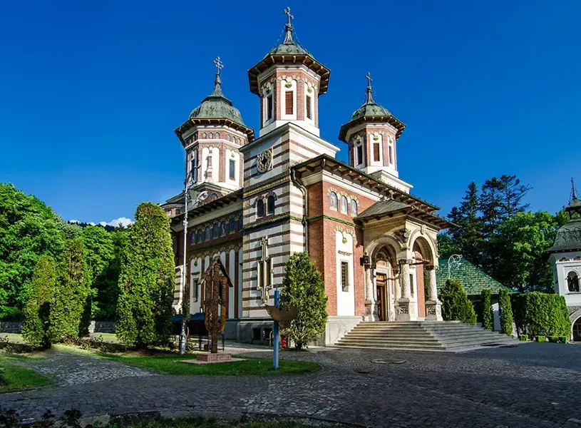 The Sinaia Monastery in Prahova Valley, Transylvania, Romania