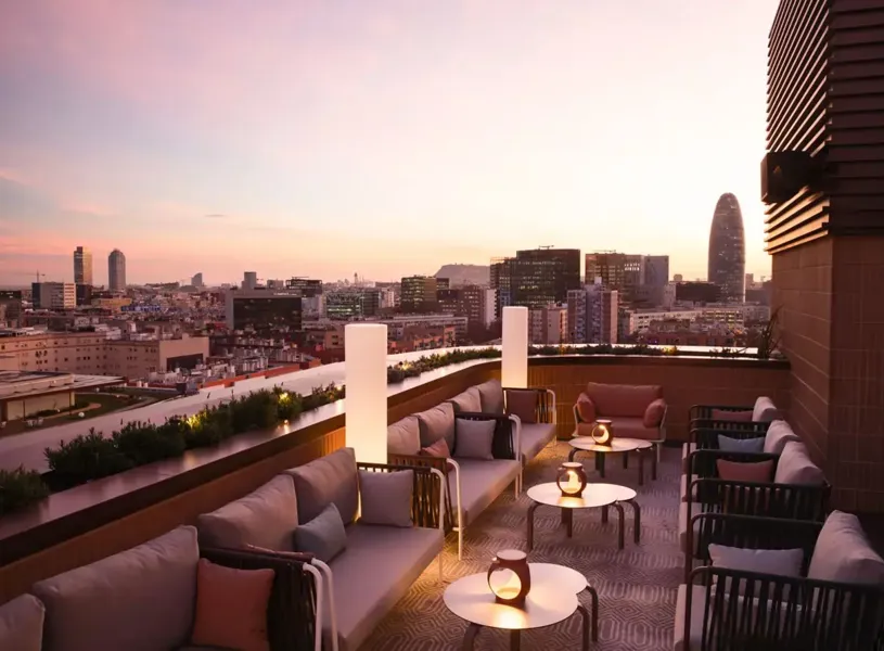 Terrace Labtwentytwo Hotel Barcelona Spain