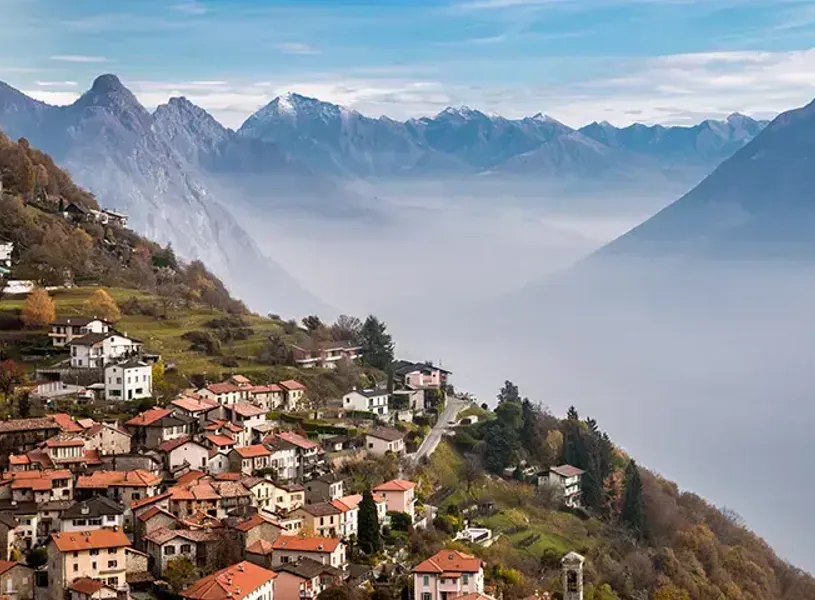 Monte Bre Lugano Switzerland 