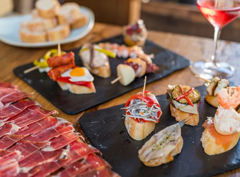 Pintxos in San Sebastian, Spain