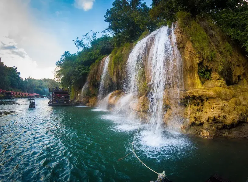 Sai Yok Lek Waterfall Kanchanaburi 