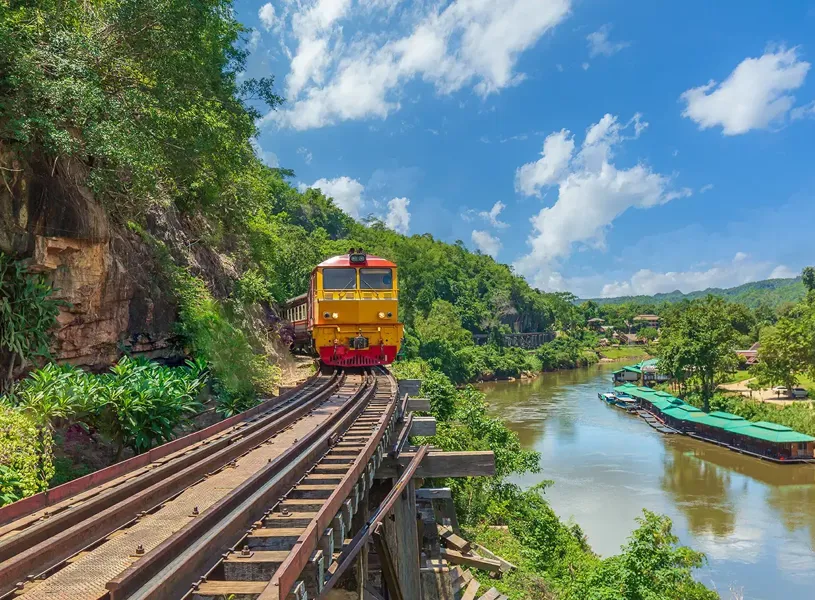 Death Railway Kanchanaburi Thailand 