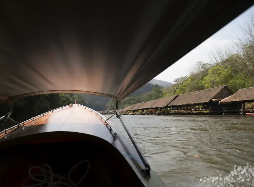 Longtail Boat Ride River Kwai Kanchanaburi 