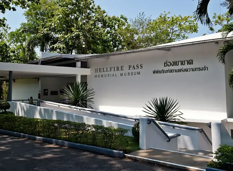 Hellfire Museum Exterior Kanchanaburi Thialand