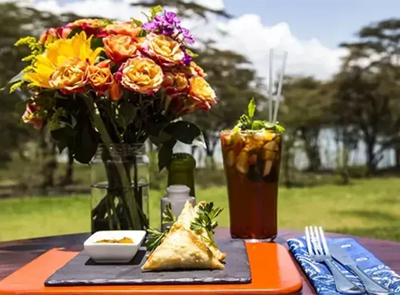 Lunch Lake Oloidien Naivasha kenya