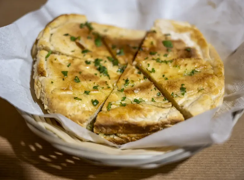 Bolo do Caco traditional Madeira bread with garlic butter