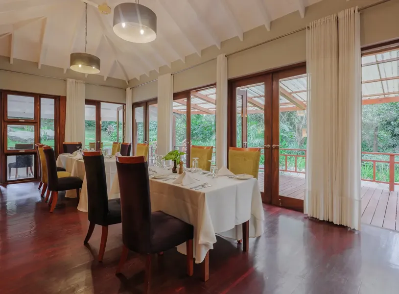 Dining Lake Duluti Lodge Arusha