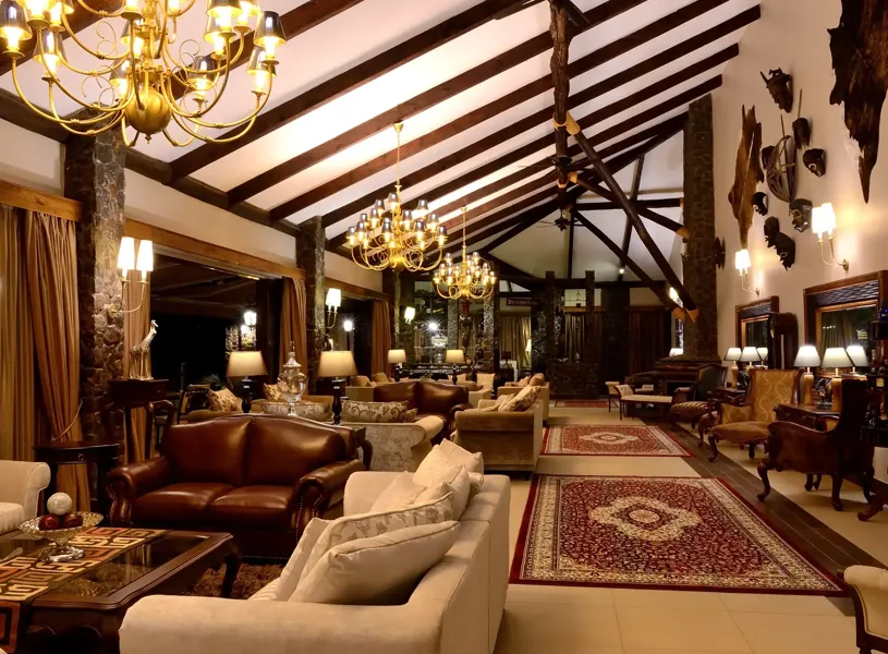 Lounge Ngorongoro Oldeani Mountain Lodge Tanzania
