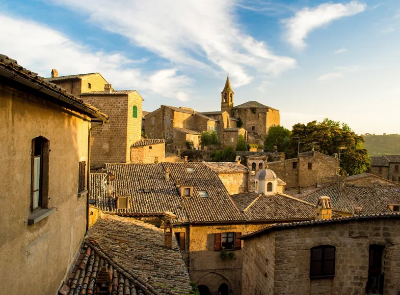 A hilltop view of Orvieto, Italy