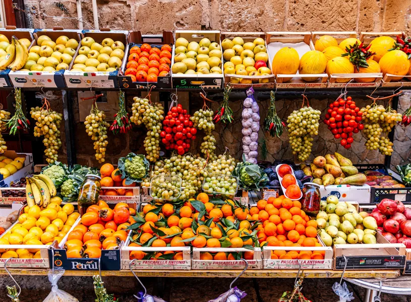 Fresh Fruits Vegetables Italy