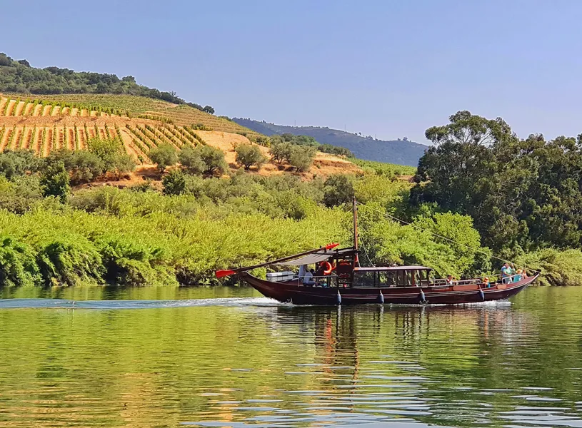 Rabelo Boat Cruise on the Douro River, Pinhao, Portugal