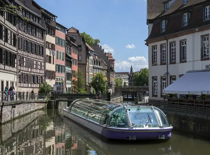 Batorama Boat In The Historic Little Venice Unesco World Heritage Site Strasbourg