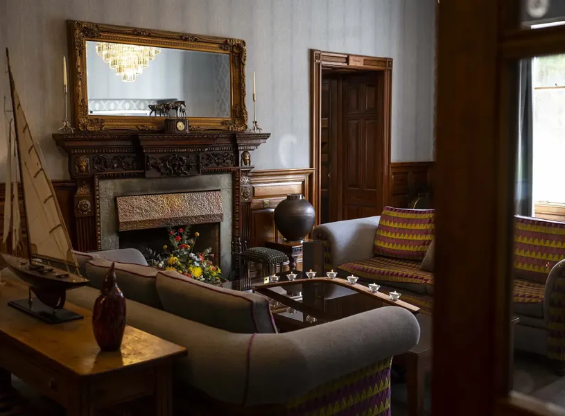 Lounge Skeabost House Hotel Tower Skye Scotland