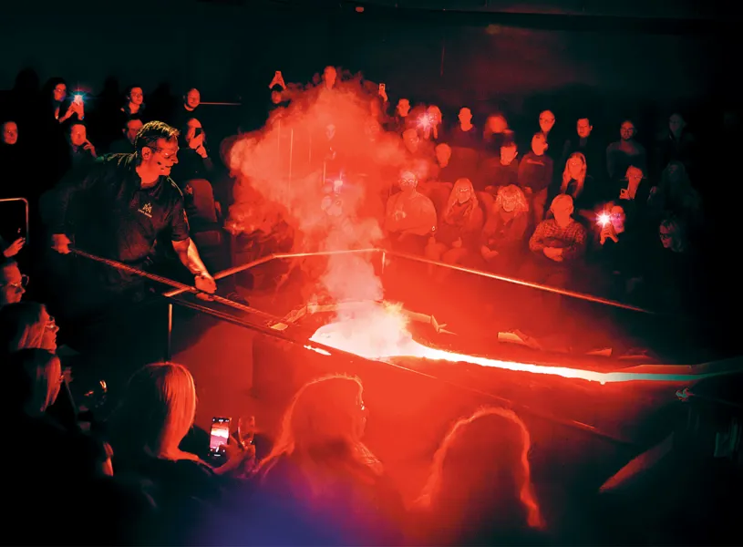 Lava Show in Reykjavik, Iceland