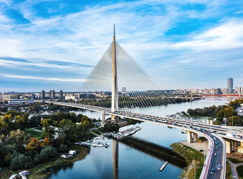 River Sava Belgrade Serbia 