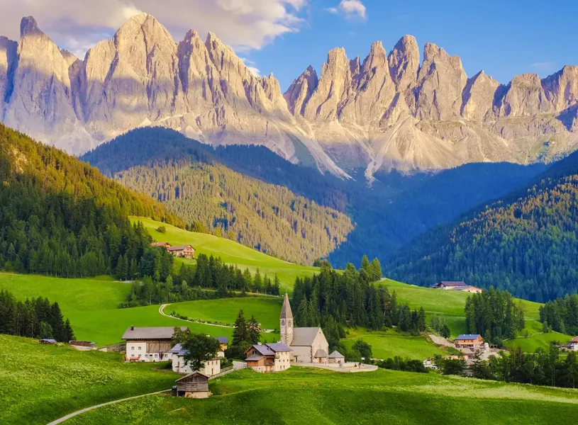 Ariel View Bolzano Italy