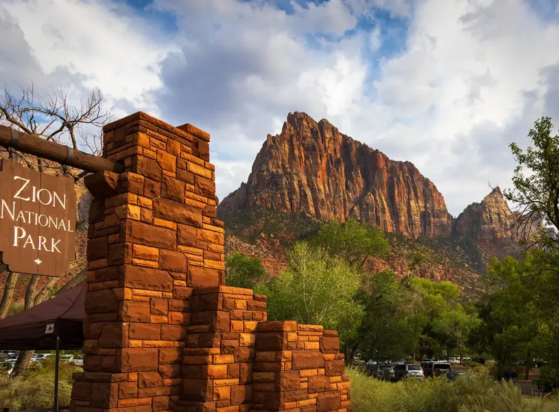 Zion National Park Utah Usa 