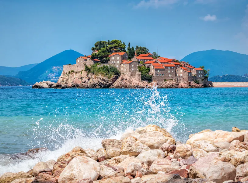 Sveti Stefan resort in Budva, Montenegro