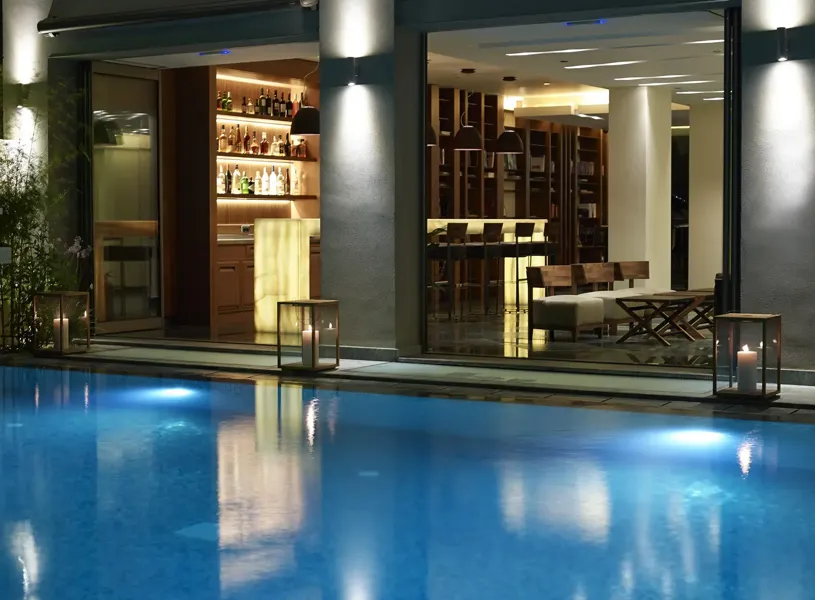 Samaria Hotel Pool Chania Crete Greece