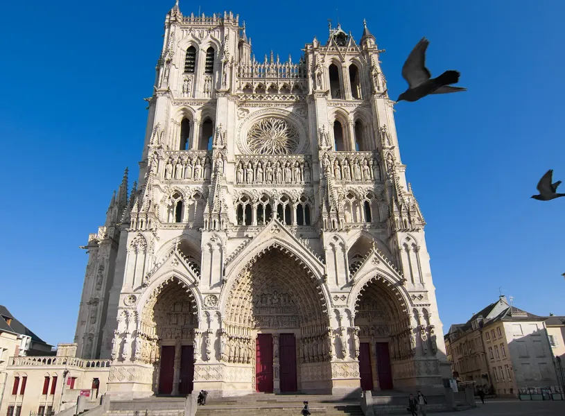 Notre Dame D'amiens Cathedral Ameins France 