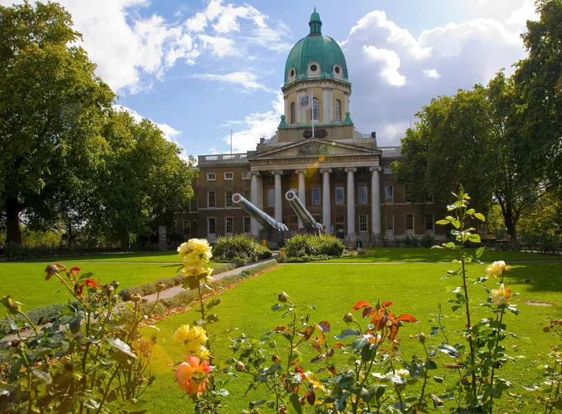Exterior of the Imperial War Museum in London, England