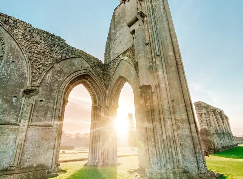 Glastonbury Abbey Glastonbury England 