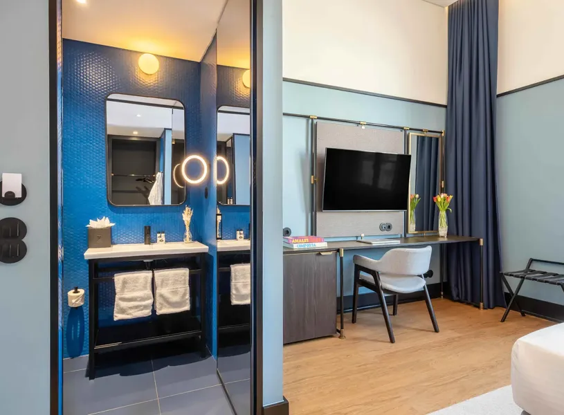 Bathroom The Editory Riverside Hotel Lisbon Portugal