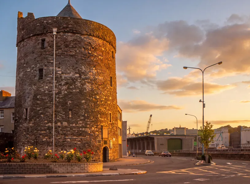 View of Reginald's Tower In Waterford City, Ireland 