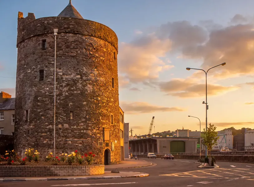 View of Reginald's Tower In Waterford City, Ireland 