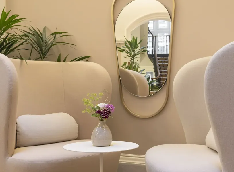 Oculus Lounge Terrace Virgin Hotels Edinburgh Scotland