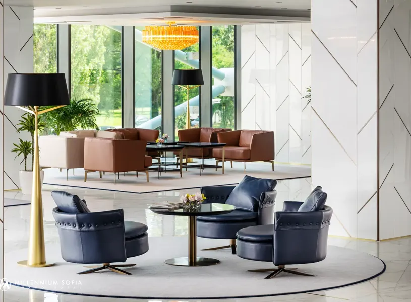 Reception Lounge Grand Hotel Millennium Sofia Bulgaria