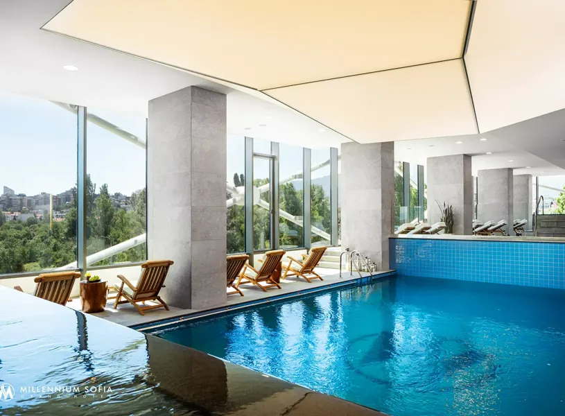 Pool Grand Hotel Millennium Sofia Bulgaria