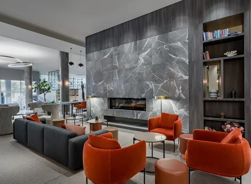 Lobby Area Radisson Blu Latvija Spa Hotel Riga Latvia