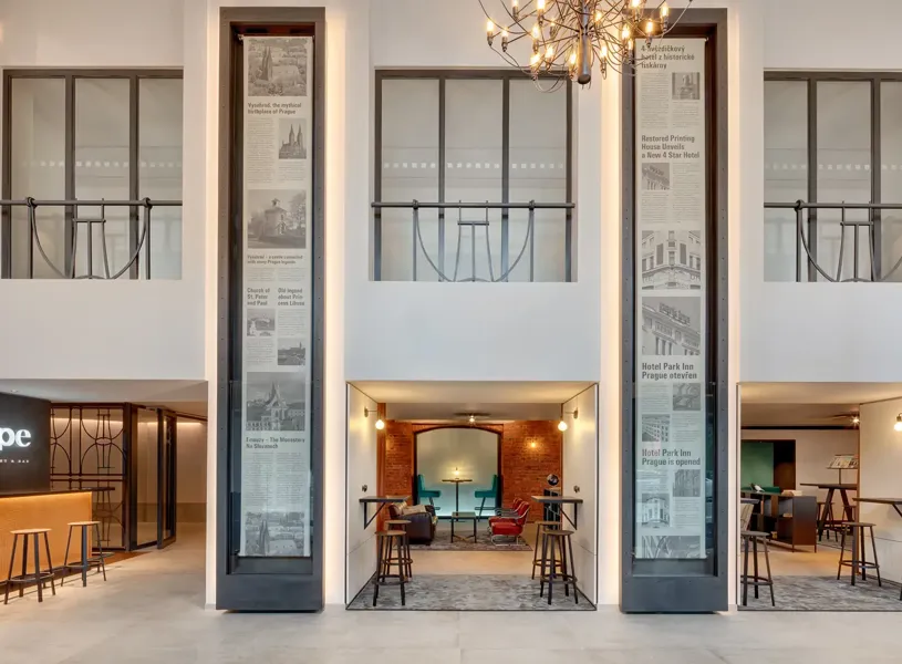 Lobby Hermitage Hotel Prague