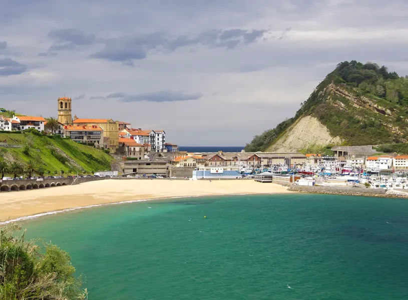 Getaria Village Basque Country Spain 